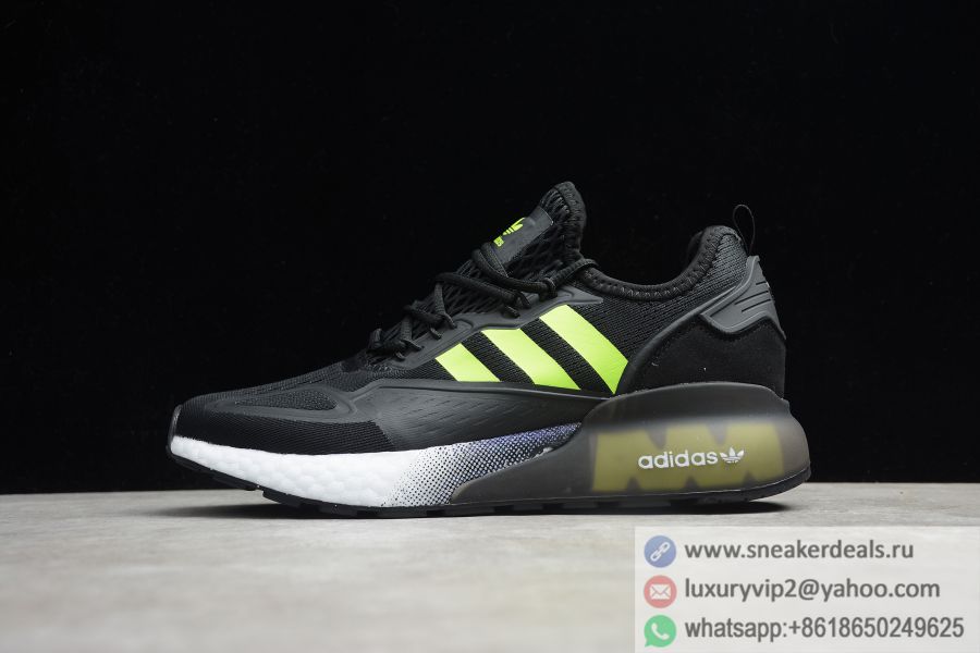 Adidas Originals ZX 2K Boost Black Volt FV7472 Men Shoes